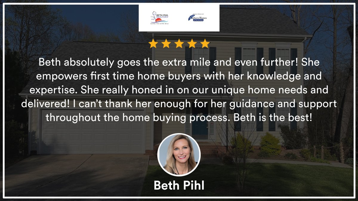 A recent RateMyAgent review in Charlotte. 

rma.reviews/q1q5v6h585pv

...

Beth Pihl, Realtor
704-408-8371
#pihlrealtyinc #southernhomesofthecarolinas
#ncrealtor #charlotterealestate 
#lakeliving #lkn #lakenorman #mooresville 
#buyersagent #sellersagent...