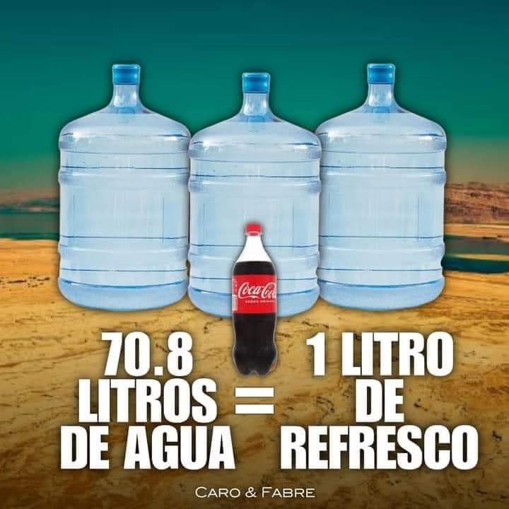 ¡No es sequía, es saqueo!