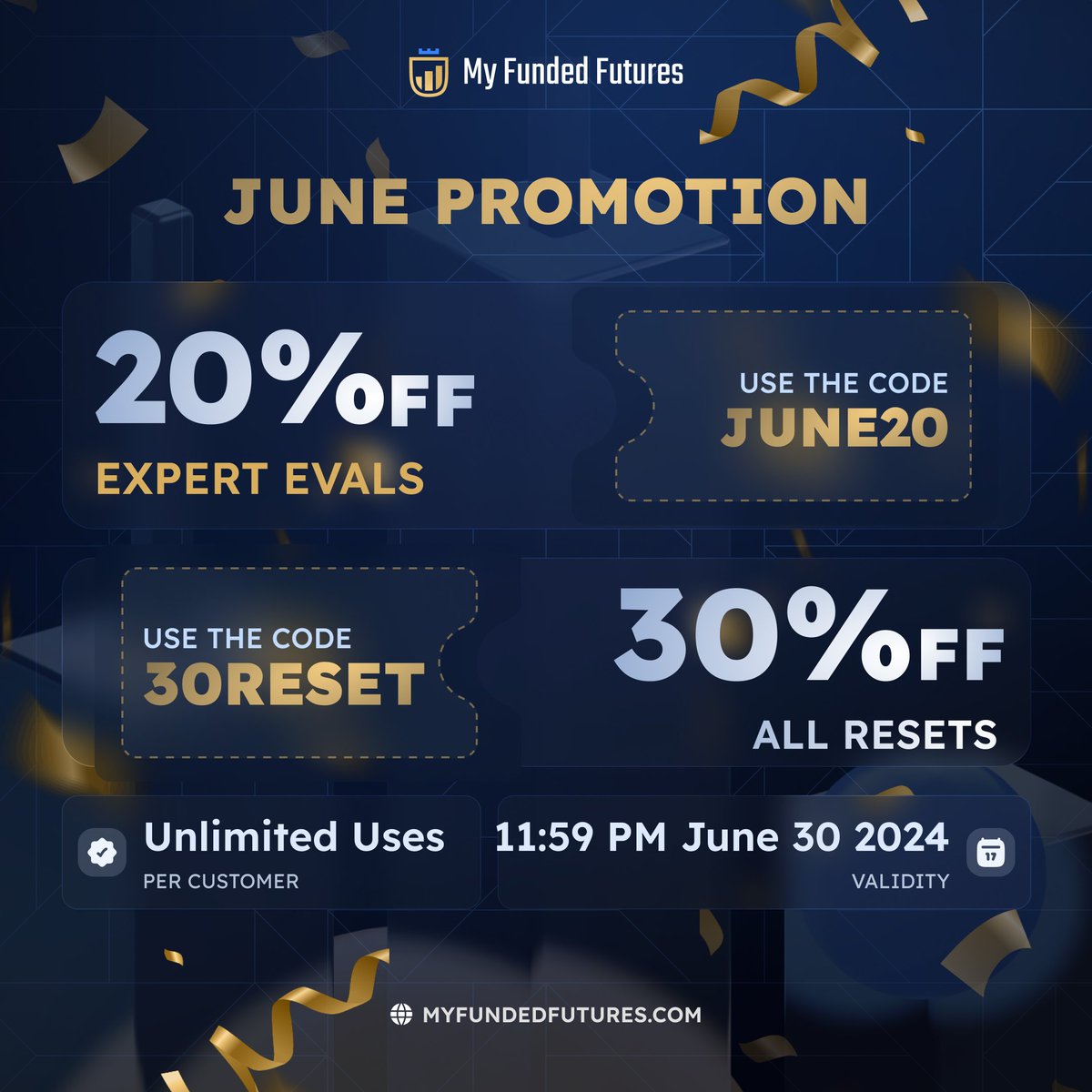 🎉 Announcing Our June Promotion Early! 🎉 🤑 20% off ALL Expert Accounts! 🔥 ALL resets 30% off! Reminder on our expert accounts - NO payout caps - NO consistency rule - NO restrictions