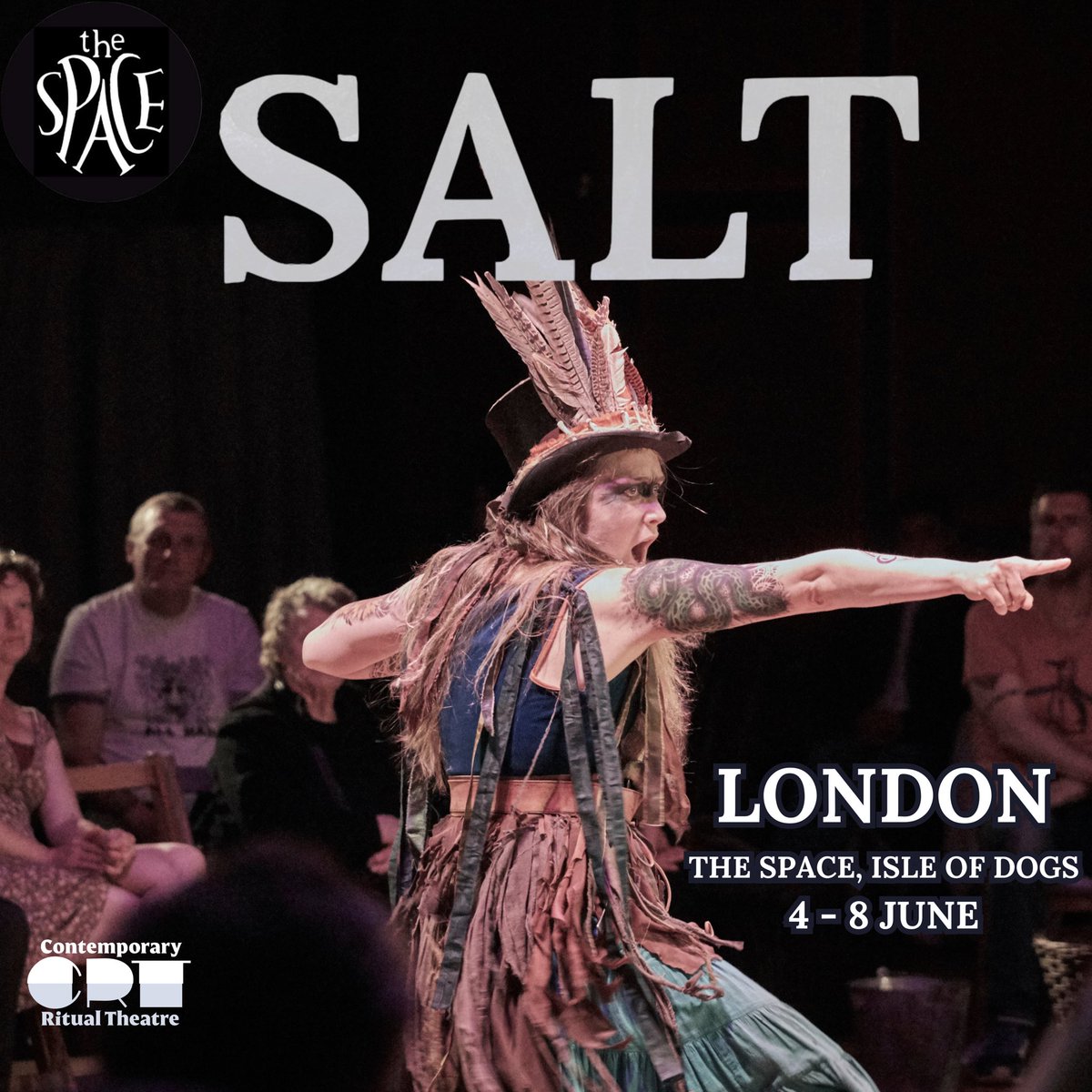 #SALT comes to <a href="/SpaceArtsCentre/">The Space</a> for ONE WEEK following a SOLD OUT tour…

Tickets in bio. Don’t miss out!

⭐️⭐️⭐️⭐️ “An excellent debut” - EDP

“Feels like a modern classic” “It blew my mind” “Poetry in motion” - Audience Feedback

#SaltPlay #ContemporaryRitual #londontheatre