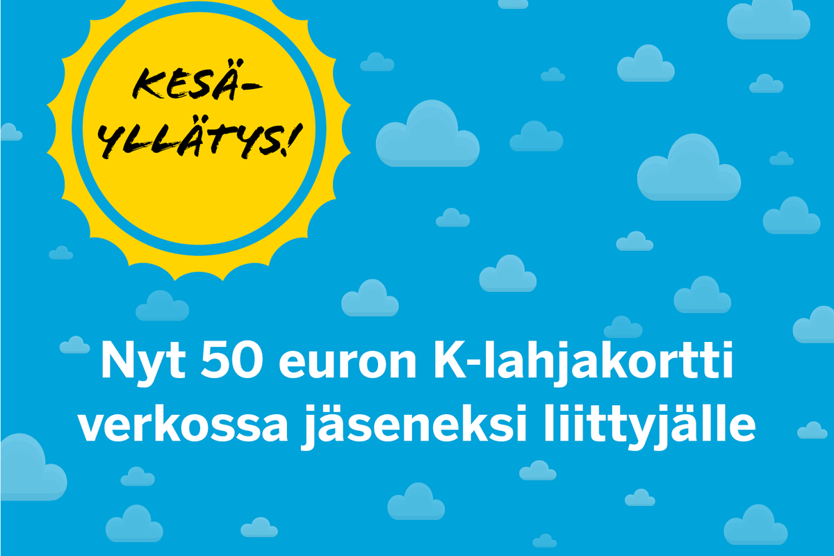 Jäsenyys Yrittäjissä on yrittäjälle yhtä itsestään selvä kuin Y-tunnus. Fiksu yrittäjä kysyy tietenkin, että mitäs minä tästä hyödyn? Liity nyt ja saat kaupan päälle 50 €:n arvoisen K-lahjakortin. Lue lisää 👉 yrittajat.fi/tule-mukaan/ #yrittäjät #kesäyllätys