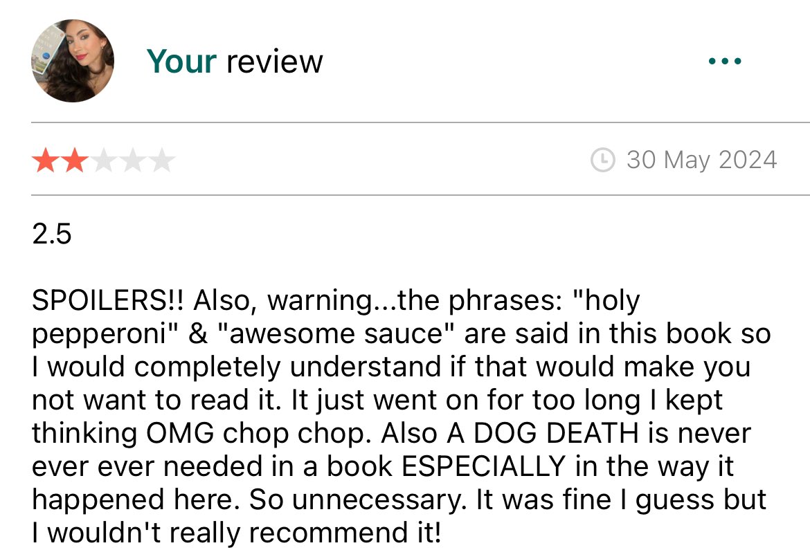 My review of "A Good Girls Guide to Murder" : ⭐⭐/⭐⭐⭐⭐⭐