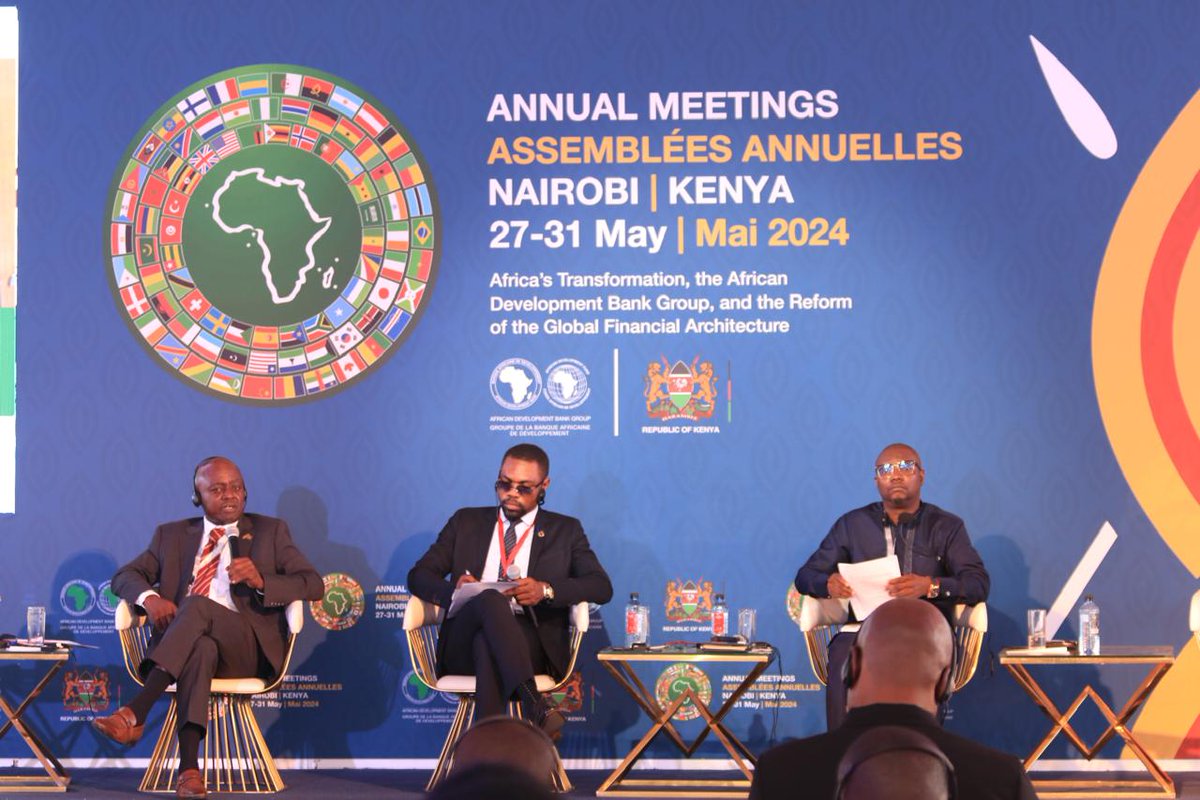 KenyaVision2030's tweet photo. Our Director General Kenneth Mwige was a panelist in the afternoon session of the @AfDB_Group annual general meetings themed “Jobs and Advanced Industrialization in Africa” at @KICC_kenya.
#kenyavision2030 #AfDBAM2024 https://t.co/gVkhTUk4eT
