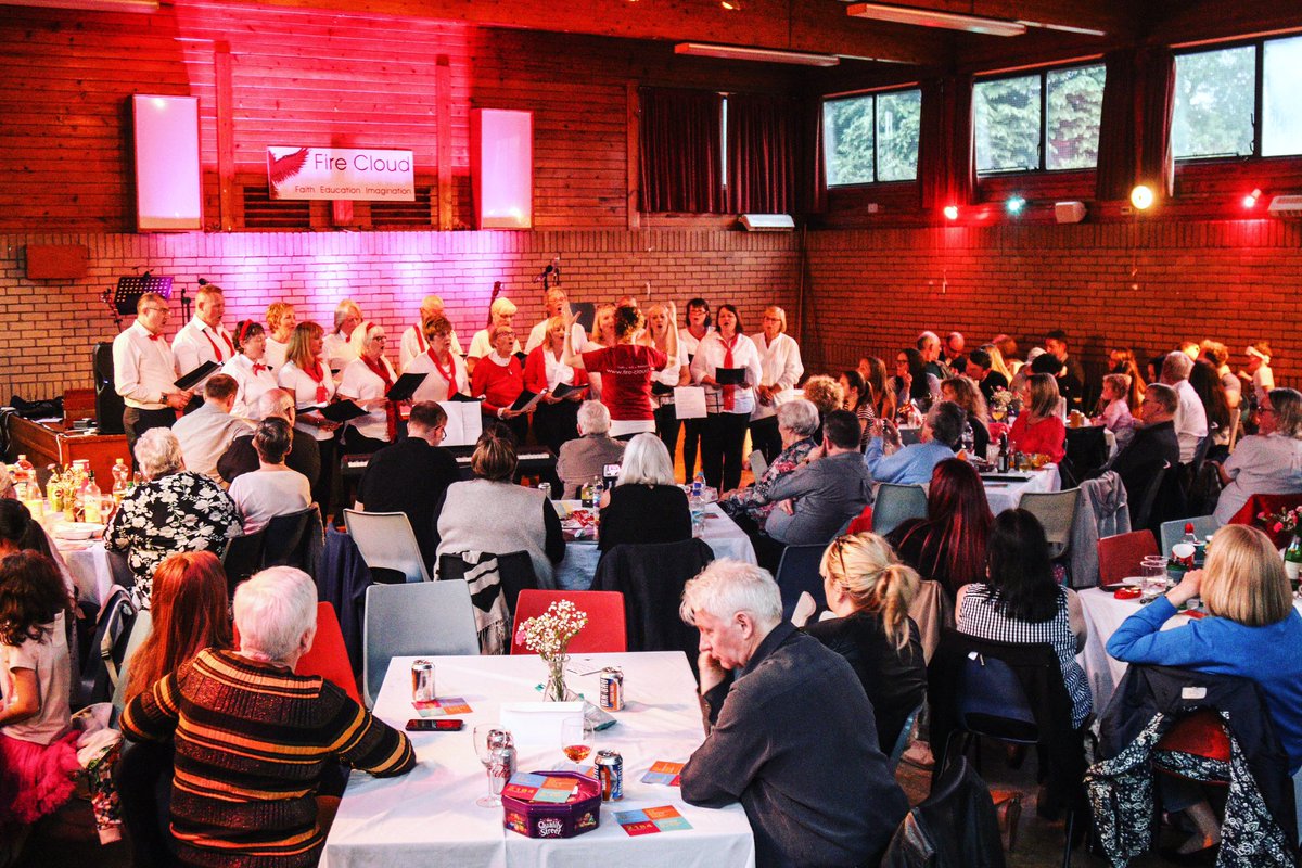 Eight days until our annual ‘Evening with FireCloud’. Big Happy Noise choir inevitably steal the show at the end so come along and see them in action. St Margaret’s hall. 7pm next Friday 7th June. Donations welcome on the door. BYOB and nibbles. #communitychoir #goodforyoursoul