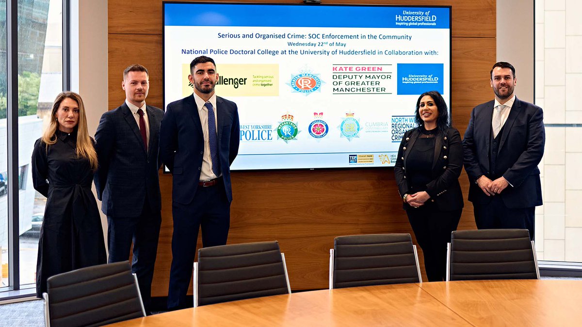 📰 NEWS: Tackling serious and organised crime in local communities was the focus of a conference held at the University, which 150 police officers attended.

Read more at: hud.ac/r9k

#HudUni #OrganisedCrime