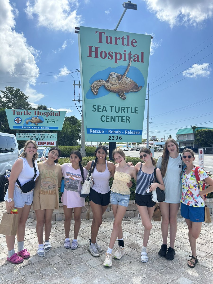 zimmera's tweet photo. Lots of learning and appreciation for all the work of the Turtle Hospital. https://t.co/MAMPB9tZdX