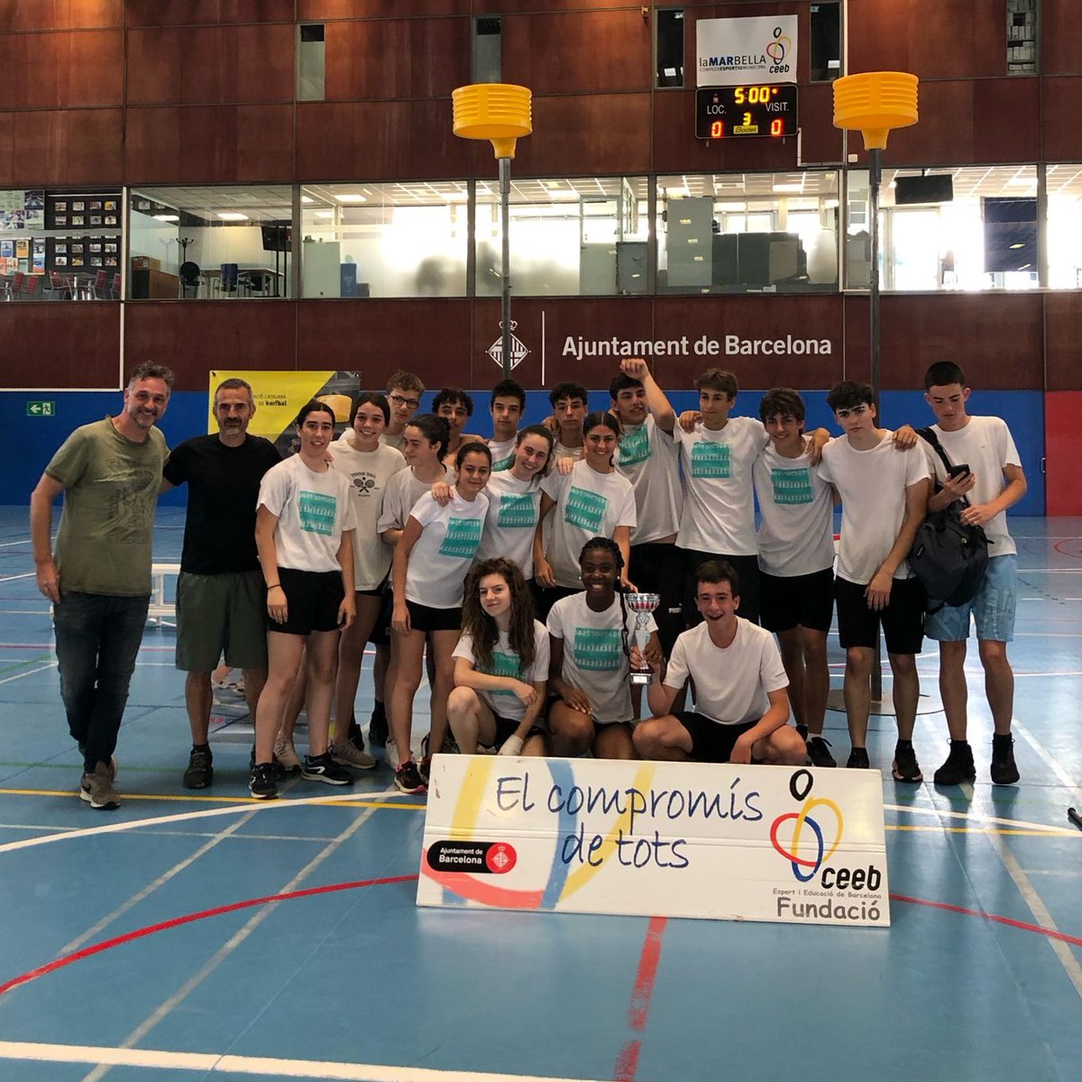 Ahir dimecres es van disputar al @cemlamarbella de #Barcelona les FINALS KINS 2024 de #Catalunya de les categories infantil i cadet. 🏆 #KorfbalAlsInstituts #KINS2024 #korfbal #EsportMixt

📰 Més informació: korfbal.cat/?p=14732

#korfball #corfbol #SomEsport #Som750mil