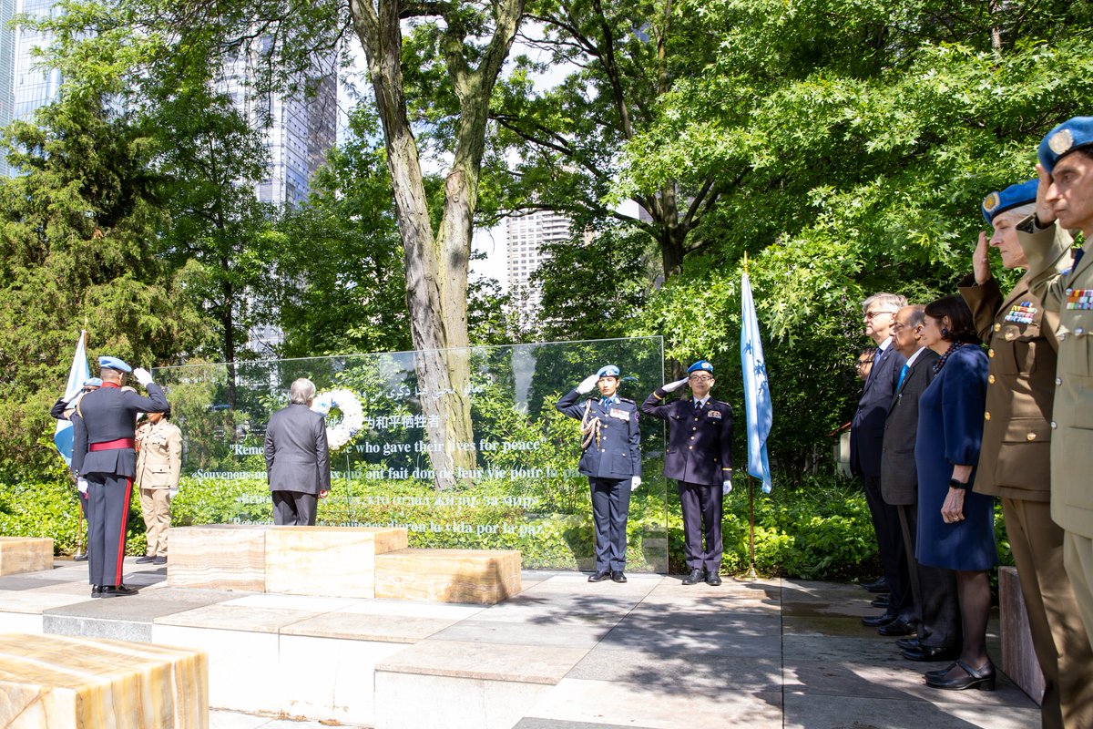 "On this important day and every day, let's re-commit in supporting those who work for peace: the UN peacekeepers."
- <a href="/antonioguterres/">António Guterres</a>

On the occasion of #PKDay, <a href="/UN/">United Nations</a> Secretary-General paid tribute to the more than 76,000 men &amp; women who embody humanity’s highest ideal: peace.
