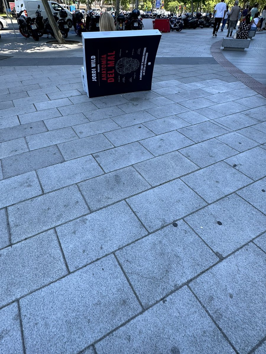 os juro que esto no está editado es un banco real en pleno centro de Madrid