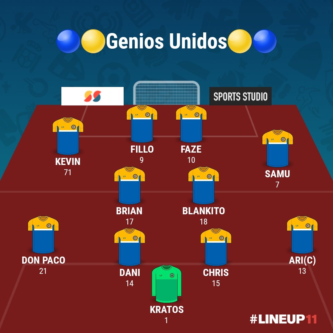 Hoy salimos al verde asi,siempre con lo mejor de nosotros donde el  rendirse no es una opción,siempre con trabajo e humildad,vamos hacia delante,Come on Genios Unidos🔵🟡🇮🇨