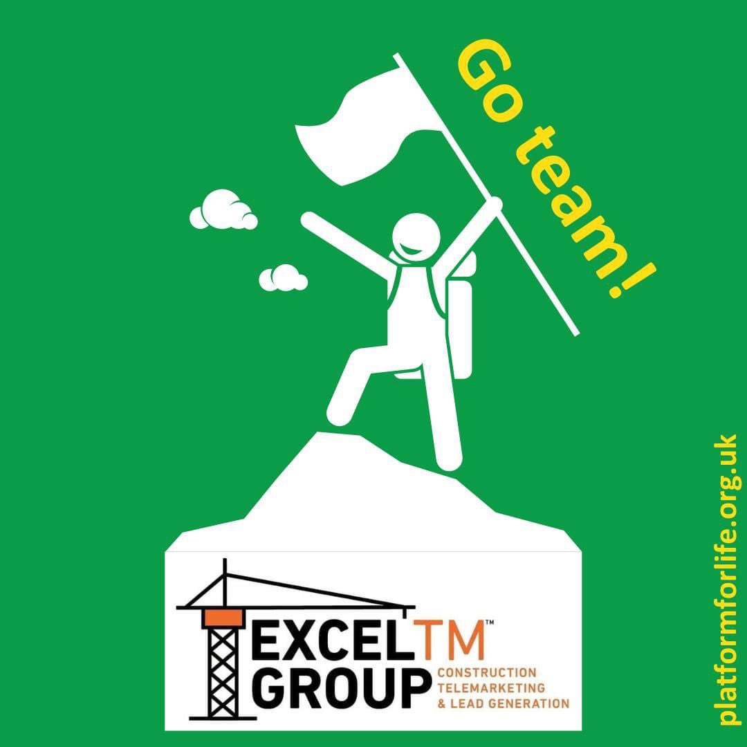The Team at <a href="/exceltmgroup/">Excel TM Group</a> are heading up Mount Snowdon to support Platform for Life 

✨ A great big thank you. We are rooting for you! ✨ 

Help them to help us here 👉 buff.ly/4bksDQJ 

#CorporateSocialResponsibility #ChestersMentalHealthCharity  #Charity #ItsWhatWeDo