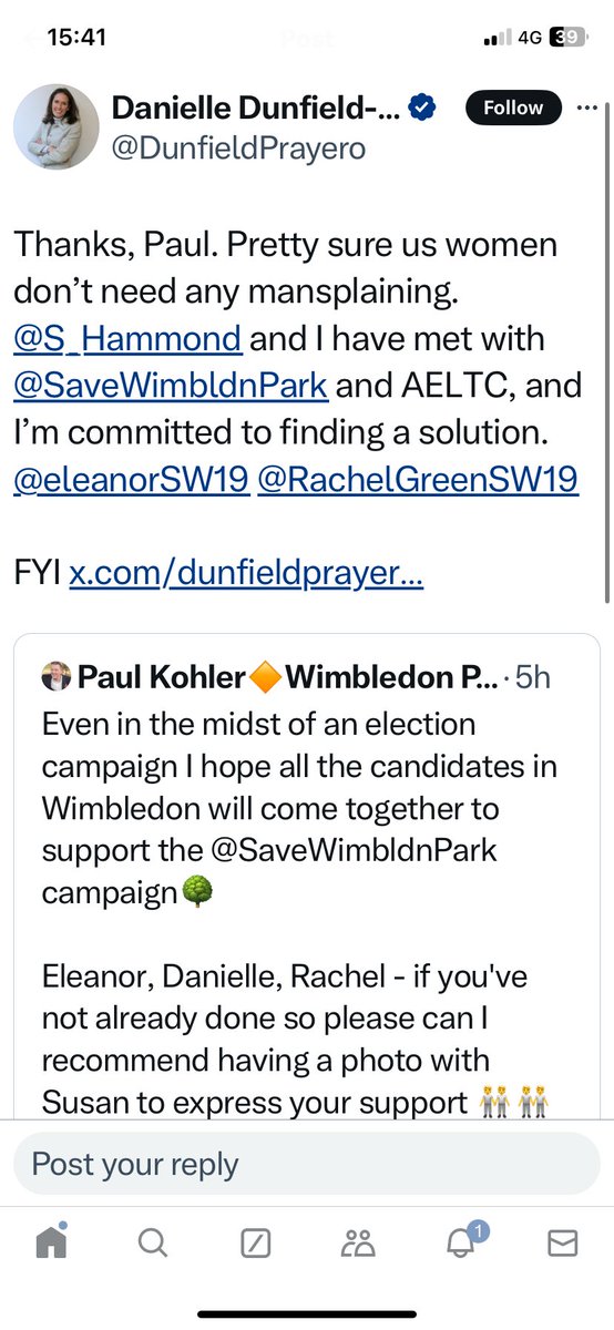 nicola schofield 💙 @nicscho.bsky.social (@nicscho) on Twitter photo Haha <a href="/DunfieldPrayero/">Danielle Dunfield-Prayero</a> Paul is the last to mansplain & if you were local & had met his high-achieving & lovely wife & 4 daughters you would know full well he would never survive any attempt to do so! As a woman, your tweet really disappoints me btw. Haha <a href="/DunfieldPrayero/">Danielle Dunfield-Prayero</a> Paul is the last to mansplain & if you were local & had met his high-achieving & lovely wife & 4 daughters you would know full well he would never survive any attempt to do so! As a woman, your tweet really disappoints me btw.