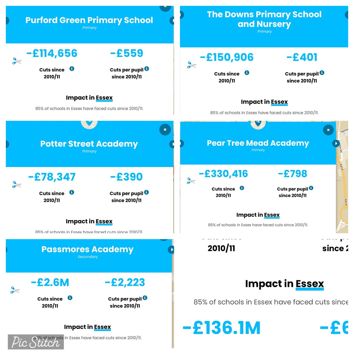 About £3.25 million reasons why our family of schools need a change of government. Our children, and yours, deserve better