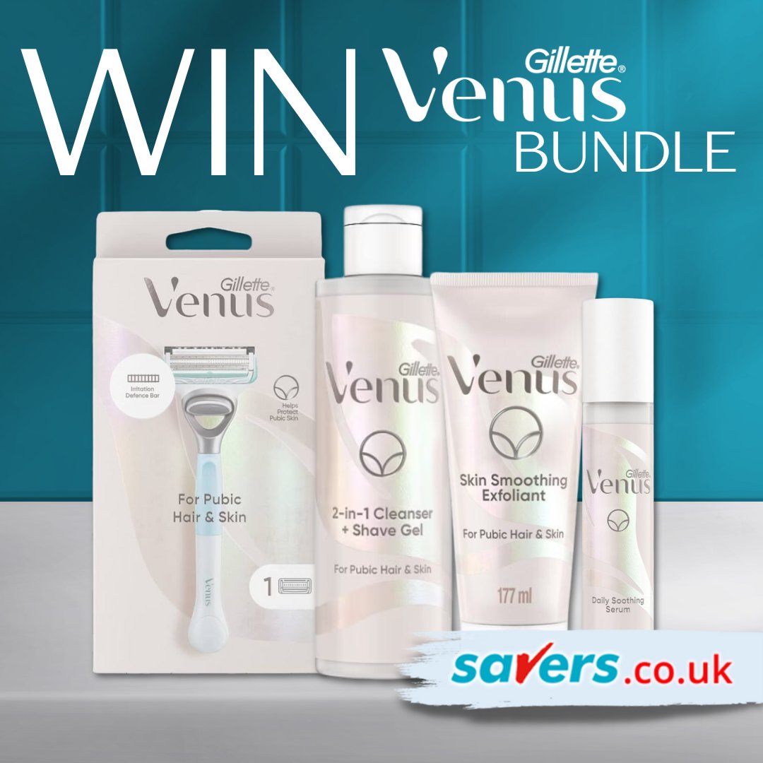 SaversHB's tweet image. It's competition time!!!
We're giving you the chance to #WIN the NEW Gillette Venus range!😍

To enter simply RT &amp;amp; FOLLOW @SaversHB 

UK only. Ends 04/06/2024.  T&amp;amp;C’s apply - buff.ly/3uQIQxv

#ukcompetition #giveaway #giveawayuk #ukcomp
