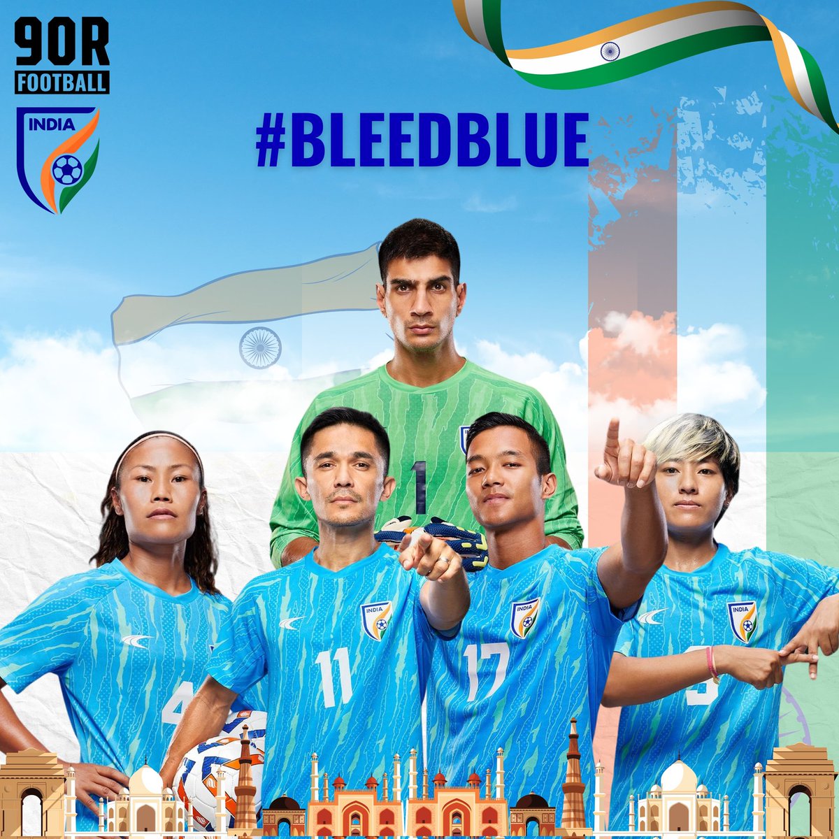 90rfootball's tweet photo. Wow this is cool 😎
Performax just drop some new design jersey for Indian football team 🤩🤩
How much do you rate this out of 10, comments it below 👇👇
Also told us which jersey is your favourite one 🤔🤔
#aiff #performax https://t.co/maECVU32Mx