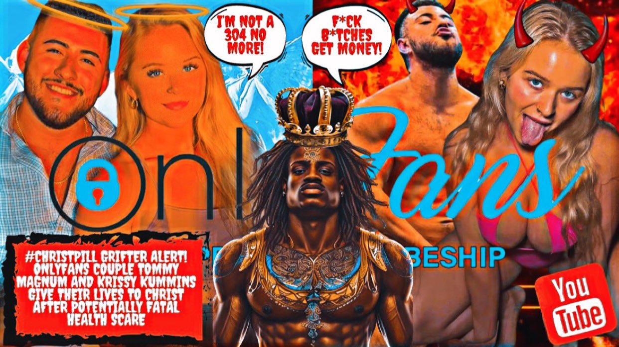 ReclaimD1 على X: You dont want to miss this exposé Im premiering at  1:30pm about another ChristPill Grifter @haleyissaved & her husband Tommy  Magnum‼️ ChristPill Grifter Alert! Onlyfans Couple Tommy Magnum and