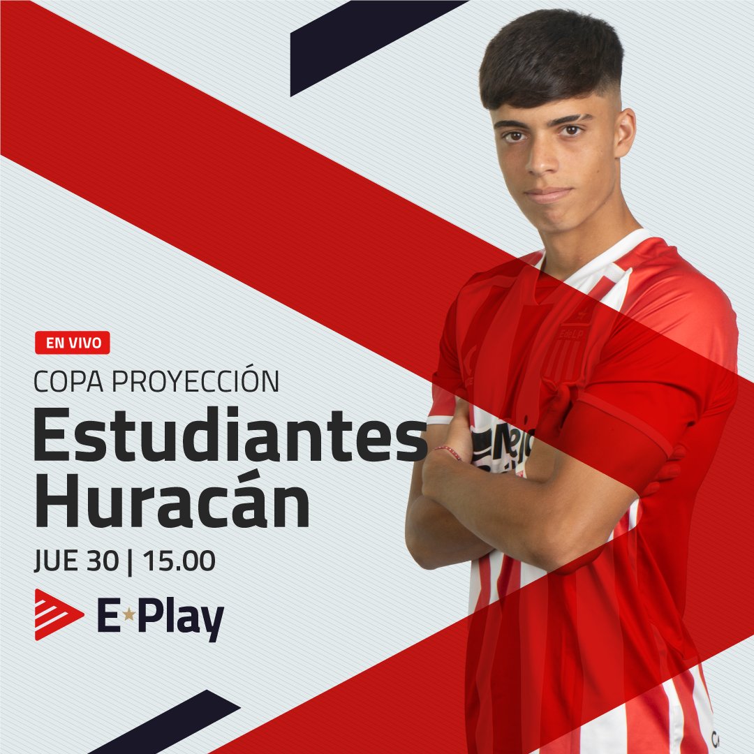 🔜 ¡Jueves de Reserva! 🦁 🏆 #CopaProyección Fecha 14 ⚽️ @EdelpOficial 🆚 @CAHuracan ⏰ 15:00 ¡En VIVO por #EstudiantesPlay! 📲 estudiantesplay.com