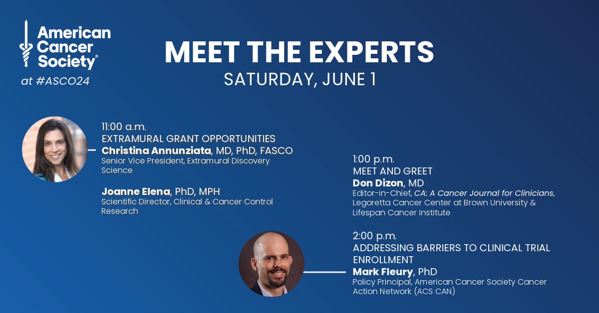 Meet the experts at #ASCO24 on June 1. Find us at Exhibit Booth #11031!