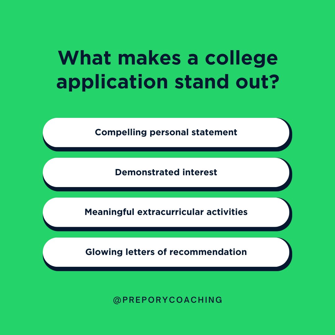 preporycoaching's tweet image. Crafting the perfect college application isn’t just about grades—it's an art! ✍️

Our latest blog spills the secrets to crafting an application that catches every admissions officer's eye. 👀 Click the link  to learn how: hubs.la/Q02w-YMJ0