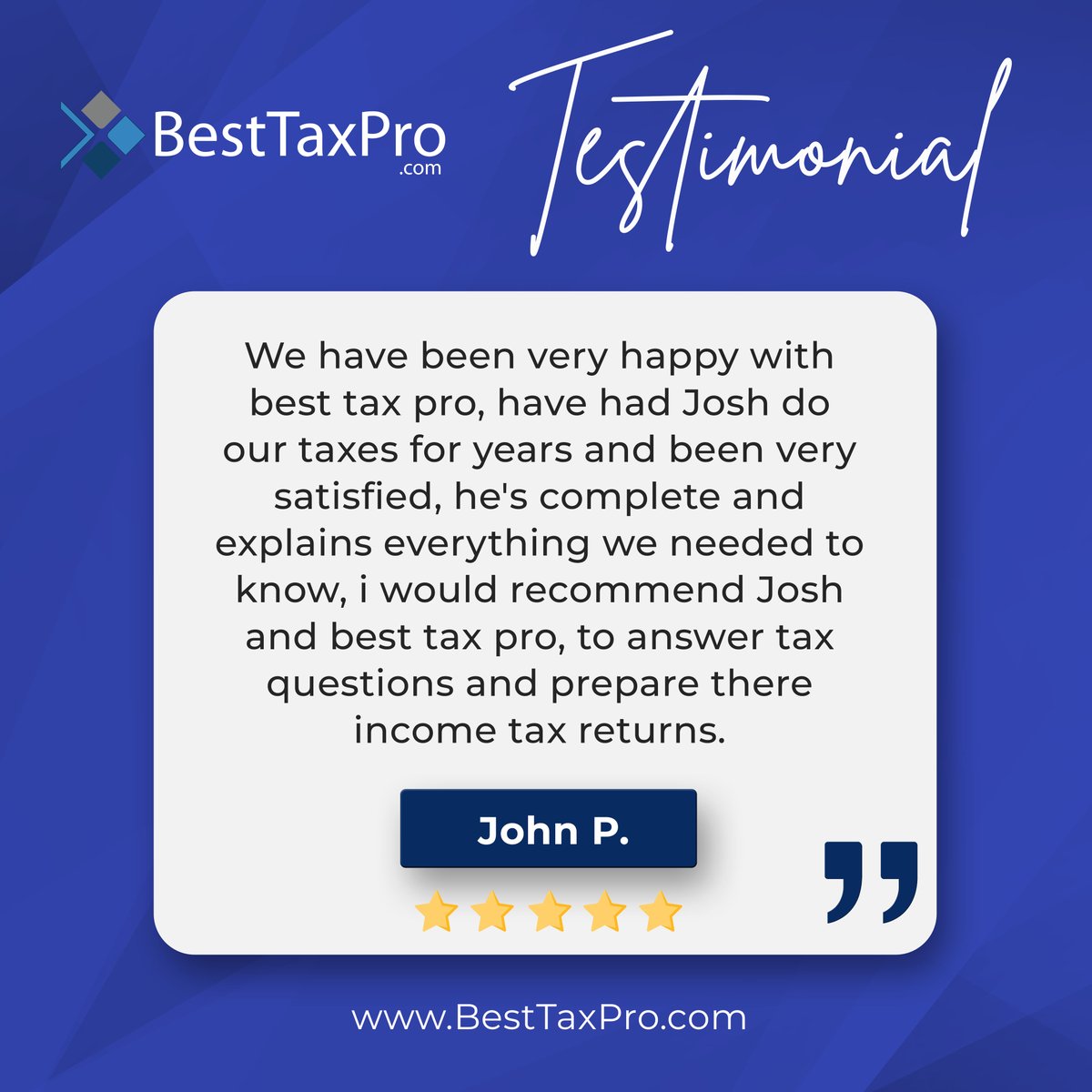 Unlock the Tax Assistance You Deserve! Reach out via call, DM, or book an appointment to experience personalized tax help tailored just for you, like John.

#DeserveTaxHelp #ExpertGuidance #TaxAssistance #FinancialSupport #BookNow