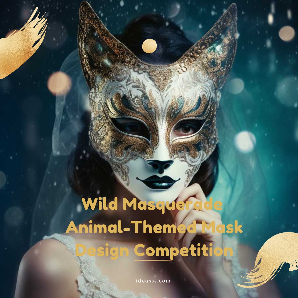 ideasss_page's tweet image. Design an extraordinary animal-themed mask that will enchant and captivate. Let your creativity run free and submit your masterpiece today! — 🔗 ideasss.com/competition/14…  #WildMasquerade #MaskDesign #CreativeChallenge #AnimalInspired #DesignCompetition