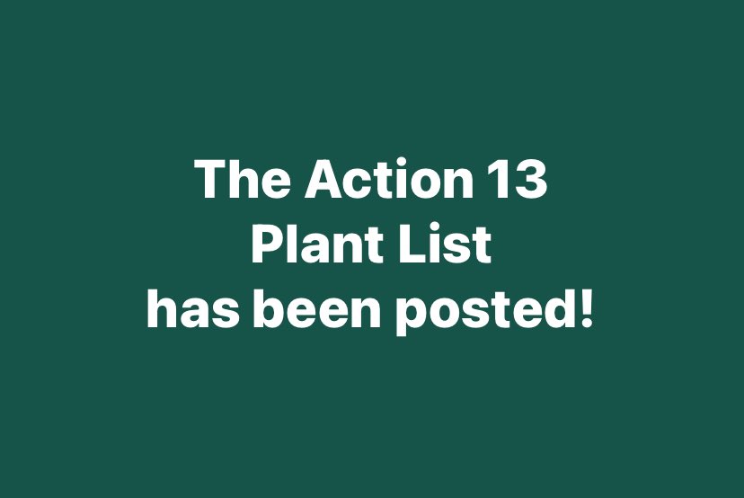 What’s on your wish list 🌱 ? action13.ca/events