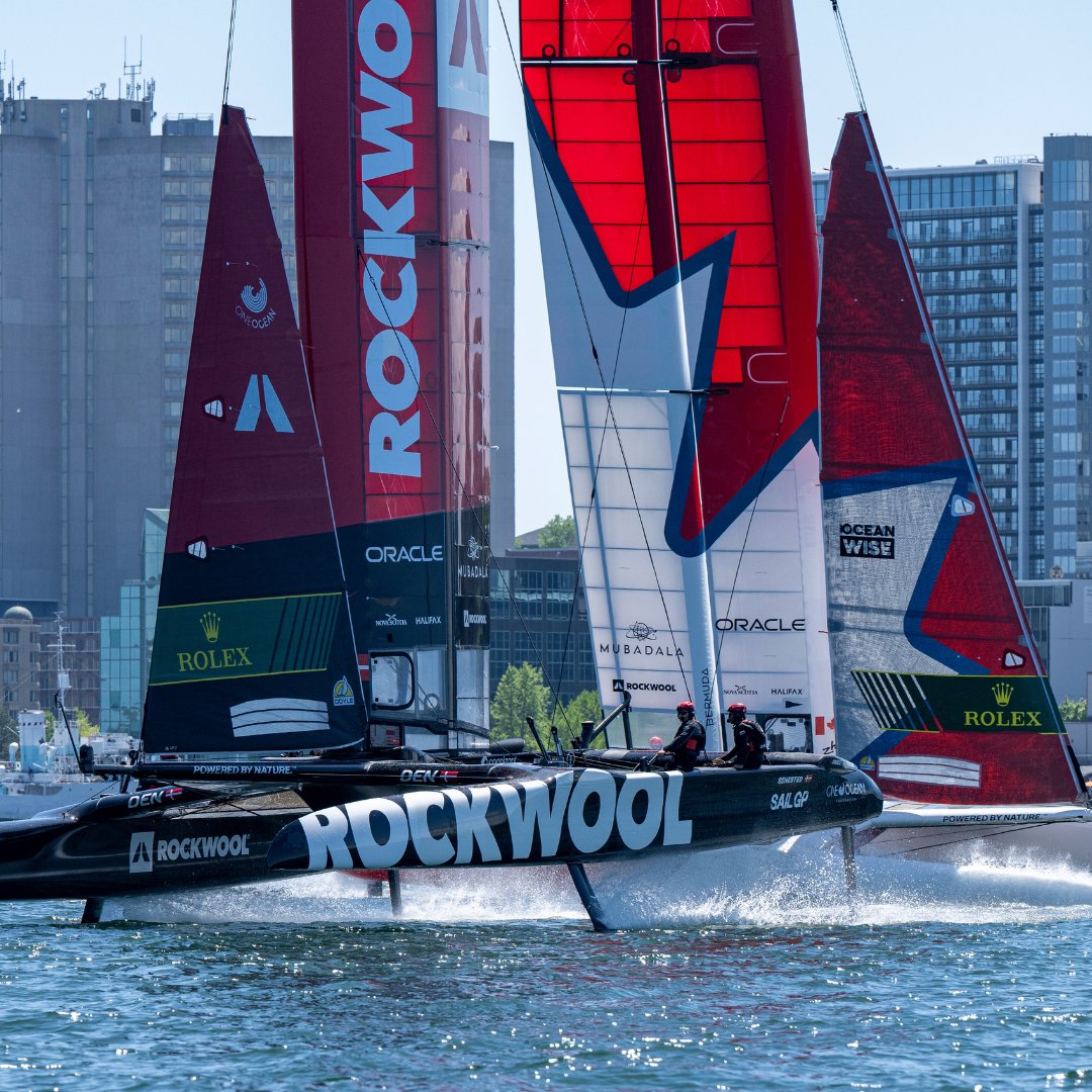 What a special moment 🙌 Hitting the waters of Halifax ahead of the #CanadaSGP 🇨🇦 #SailGP