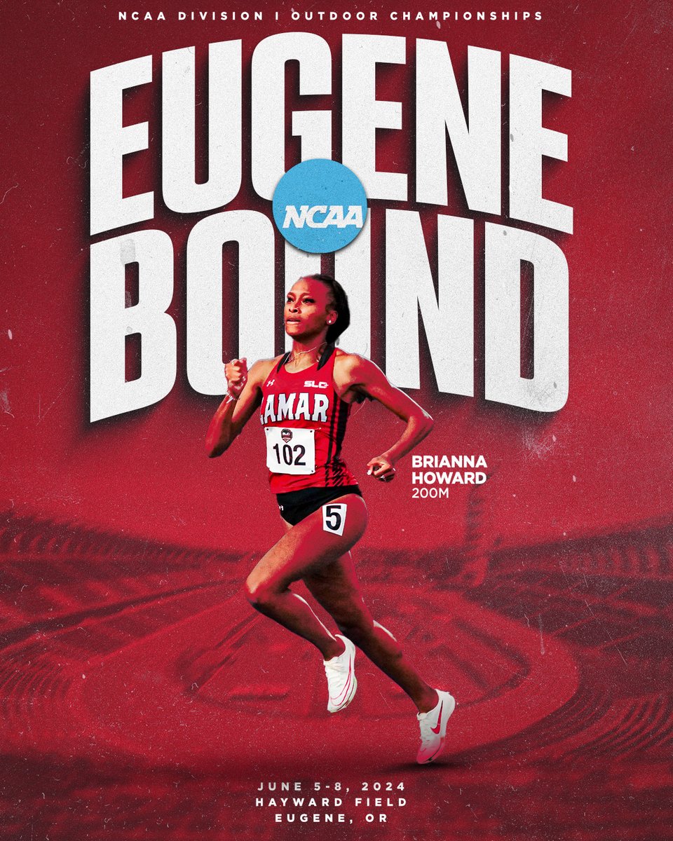 Another Cardinal is headed to Eugene! 🎟

Brianna Howard broke her own school and conference records in the 200m at regionals, running 22.79 to advance to the NCAA Championship Meet next week. 

#WeAreLU
