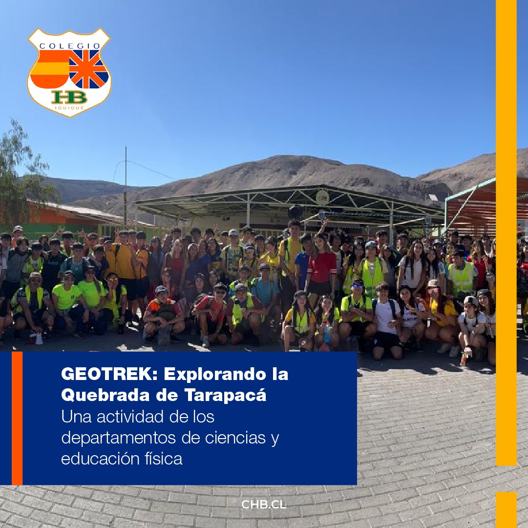 Nuestro #IM participó de “Geotrek Tarapacá”, proyecto que busca promover la actividad física y al mismo tiempo el conocimiento científico.
Visitamos el yacimiento de fósiles marinos del Cretácico en la Quebrada #Tarapacá Conoce más acá 👉🏼 bit.ly/4aJGxei 

#Chile #Iquique