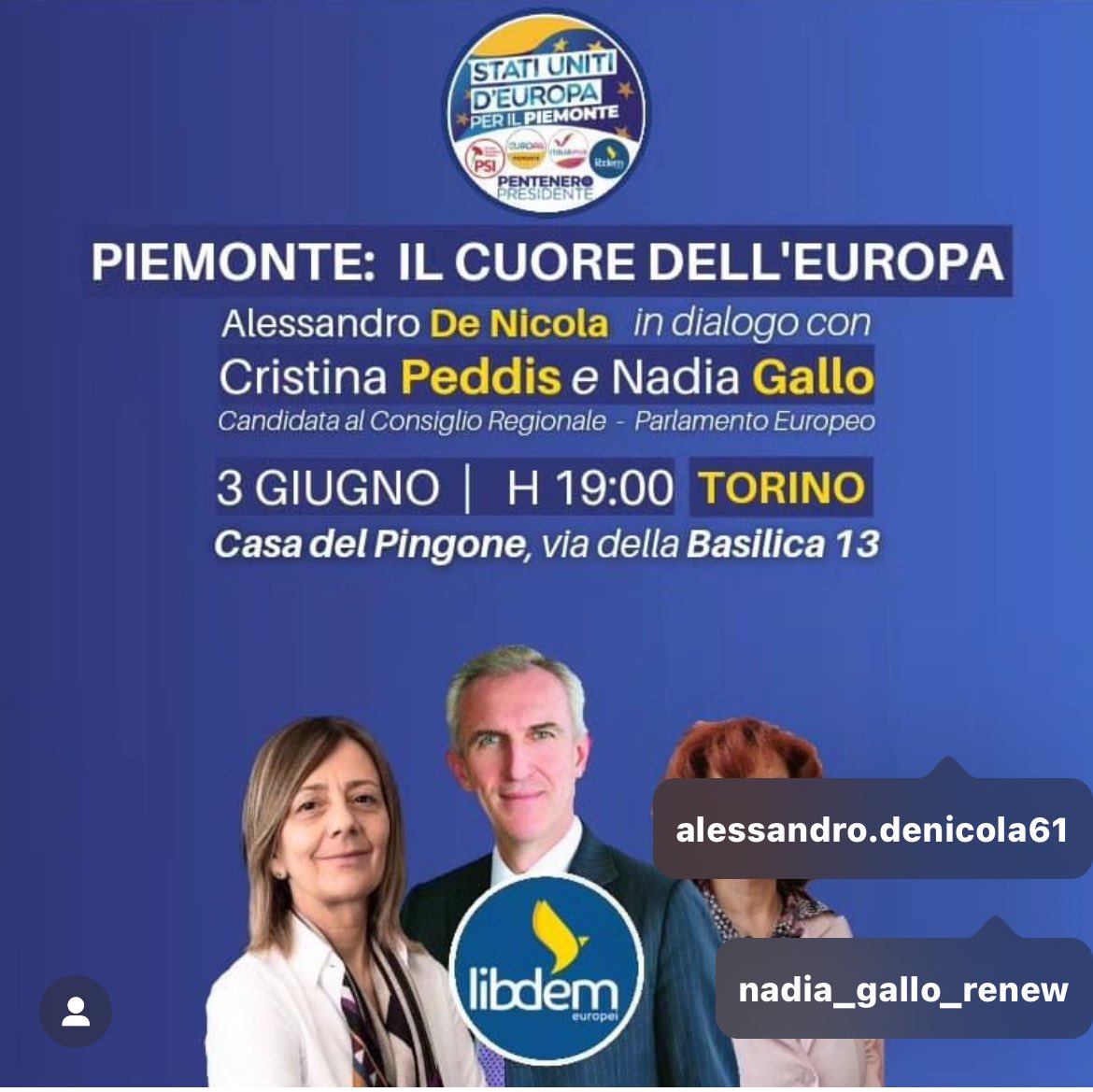 Per un piemonte europeo e liberale @libdemeuropei @AndreaMarcucci @p_cecchinato @sandrogozi @OGiannino @avvbenedetto