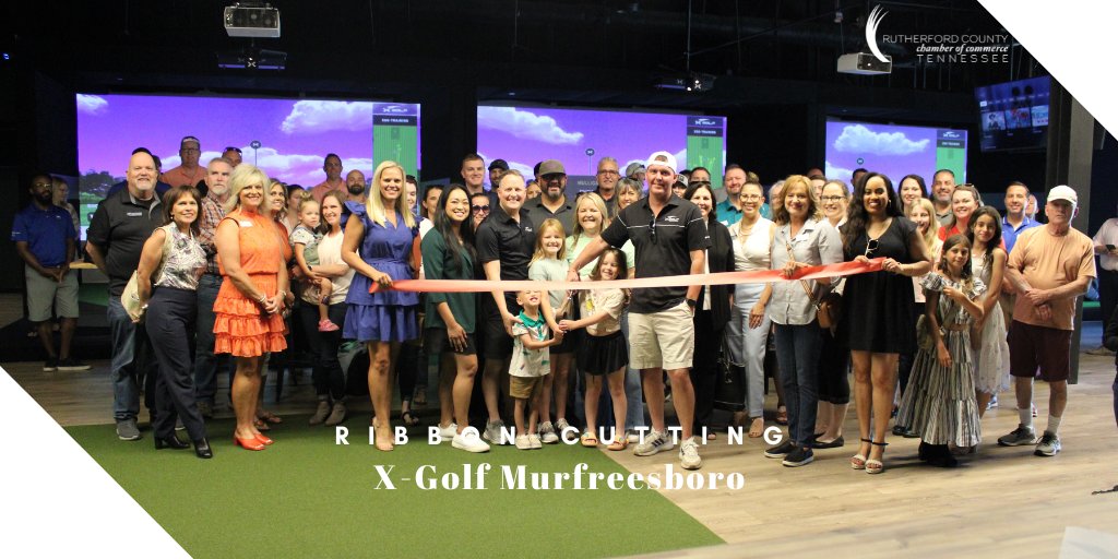 ✂️ Ribbon Cutting for X-Golf Murfreesboro
📍1720 Old Fort Parkway, L-220, Murfreesboro
⛳ Experience the Future of Golf: the world's most accurate golf simulator
🔗 bit.ly/3X1Dbjw