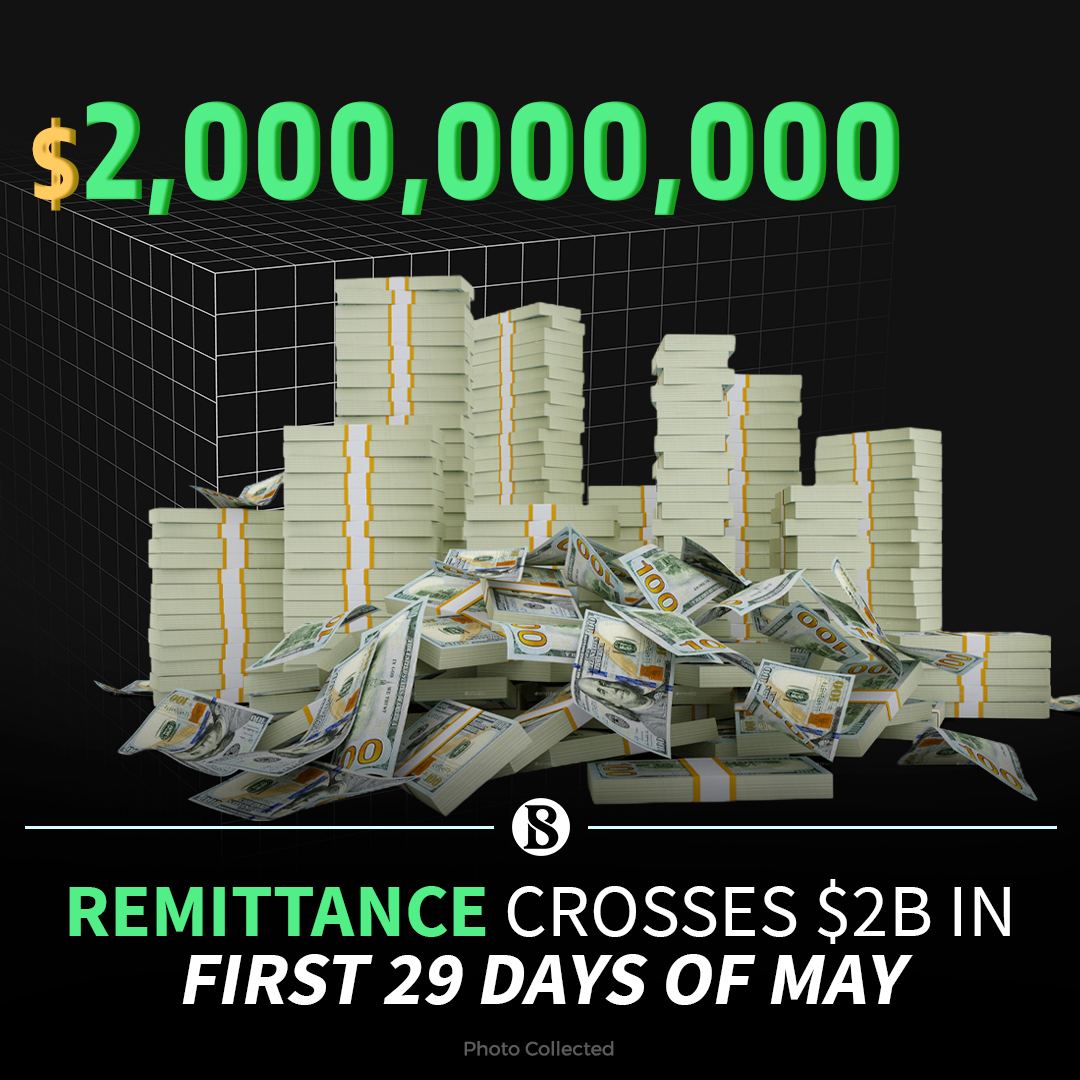 tbsnewsbd's tweet photo. With the latest addition, remittance inflow crossed $2 billion for the second consecutive month. Earlier in April, Bangladesh recorded $2.04 billion in remittances through bank channels.
Link in Comments
#remittanceinflow #RemittanceServices #Remittance #TBSNews https://t.co/TKxSqsKx9O