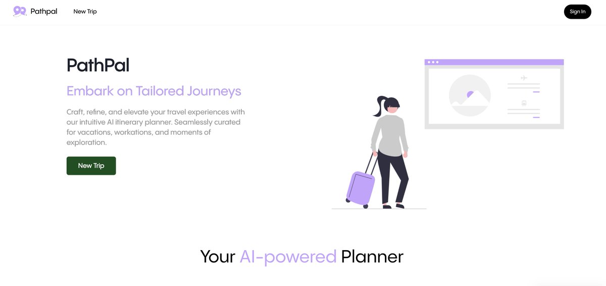 Side project for sale! - $5,000 USD - check out Pathpal - AI travel tool that creates personalised itineraries & finds local gems and hidd - sideprojectors.com/project/42929?… @sideprojectors #sideproject #makers #entrepreneur #pathpal