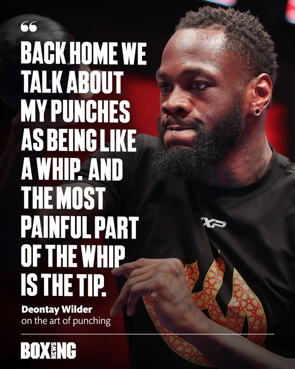 𝗧𝗶𝗽 𝗼𝗳 𝘁𝗵𝗲 𝗪𝗵𝗶𝗽: @BronzeBomber explains and demonstrates to @ElliotWorsell how he hits so hard. Read: buff.ly/3KokaAs