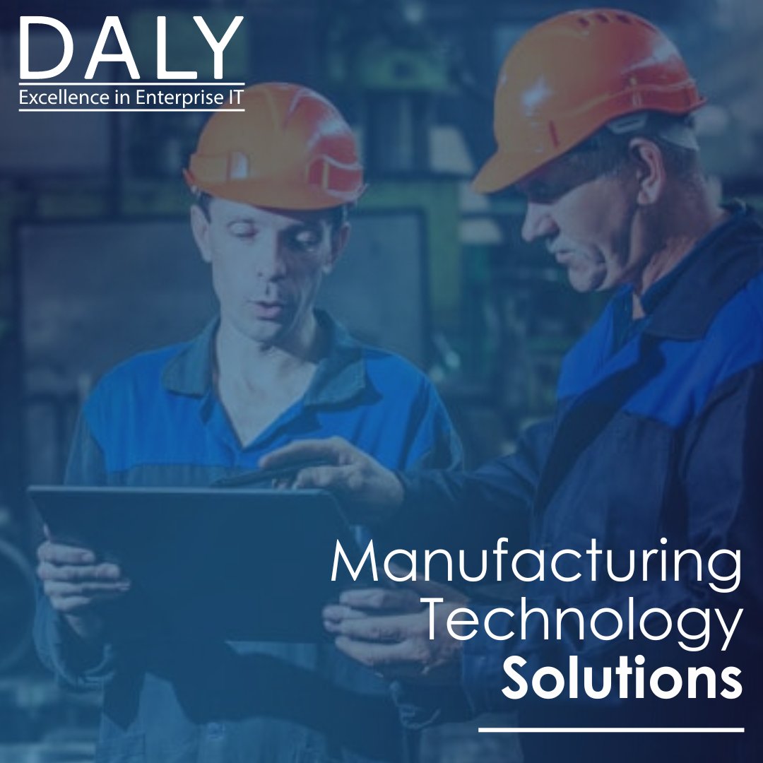 DALY understands that manufacturing companies require a seamless integration between people and technology. We can help make that happen. Learn how: zurl.co/Man6  

#DALYComputers #TechnologySolutions #Technology
