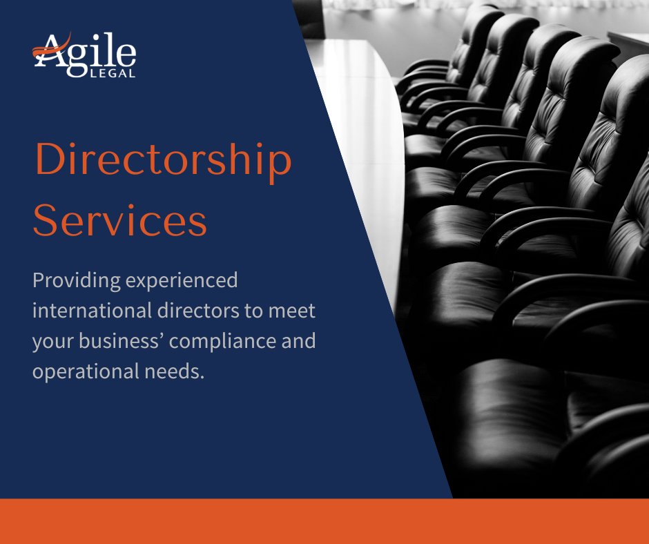 AgileLegal's tweet photo. The directors of your organization are responsible for representing the company to legal bodies.

Agile Legal's directors are carefully sourced to ensure that each client is thoroughly satisfied with the quality of service they receive. 

Contact us: https://t.co/dD9g2NfN3w https://t.co/IDh6E3dXwC
