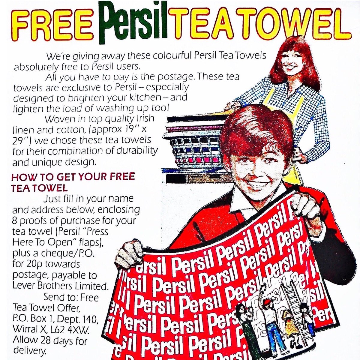 TheLaundryLab's tweet image. 70s 'Persil Washes Whiter and It Care's' #ThrowBackThursday #Persil #Lever #UnileverArchives