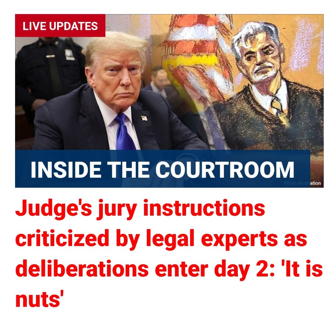 Typically, to give instructions to the jury, to begin deliberation after the closing arguments, the judge takes into consideration what the higher court would do, the Federal Court found a resounding no evidence of crime by former President Trump, and therefore, never filed