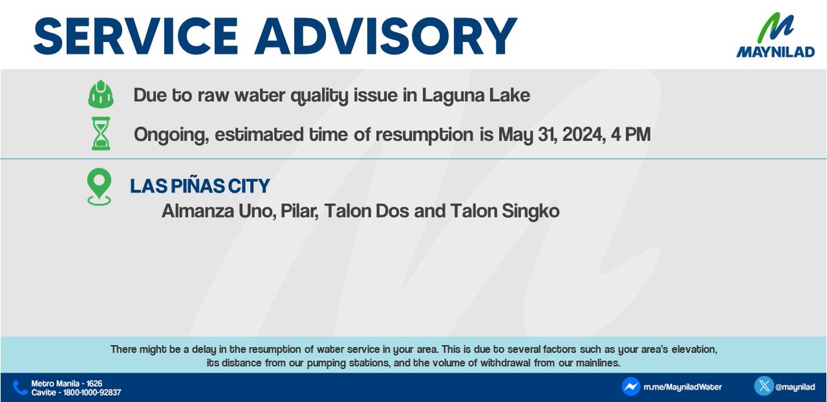 Maynilad Water Services, Inc. tweet media