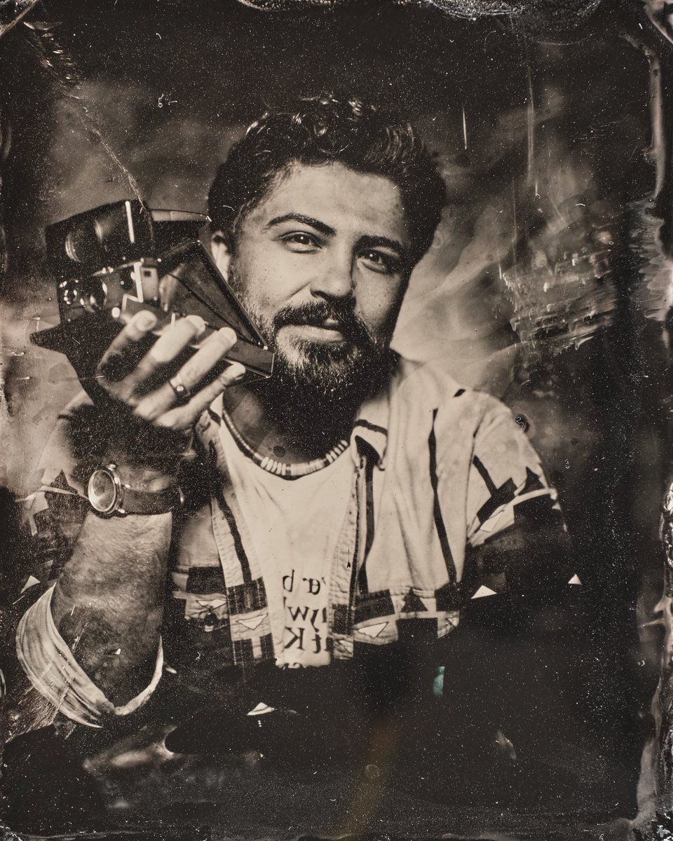 Me and the SX-70 on tintype by the legendary Clay Patrick McBride

Edwin Land would be proud.