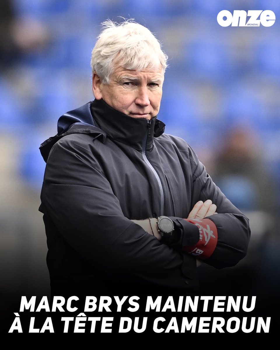 OnzeMondial's tweet image. 🚨 Quelques jours après la scène lunaire entre les deux hommes, Brys reste le sélectionneur du Cameroun ! 🇨🇲

#FECAFOOT ⎮ #Brys