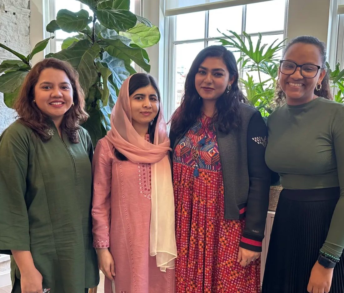 MalalaFund's tweet photo. Introducing…Malala Fund’s newest Girl Fellows!🤗

Malala Fund’s Girl Fellowship is a programme that equips young women with skills to speak out for causes they care about &amp; create meaningful change in their communities.

Meet this year's Fellows➡️https://t.co/nFla1Fwjni https://t.co/efJnrhBr5G