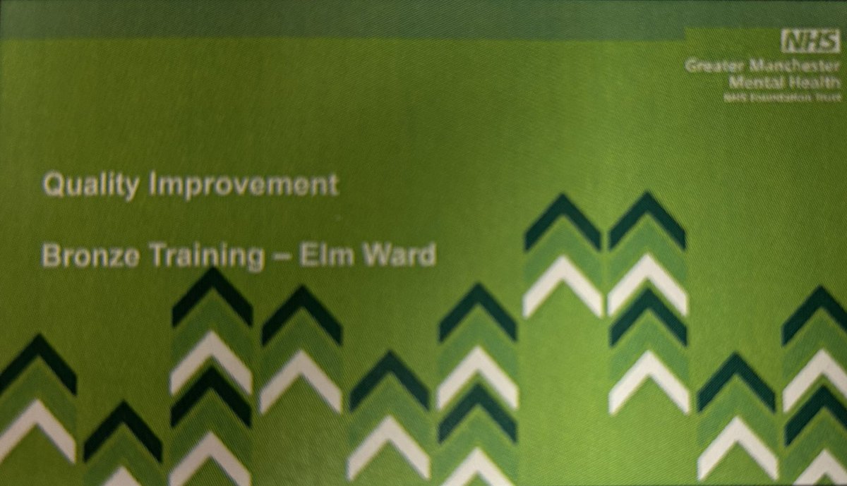 Great QI session with @AlisonSchofie10 on Elm ward today, lots of interest shown by the patients and staff, loads of ideas already being thought through and discussions about how to take this training forward to improve patient experience.