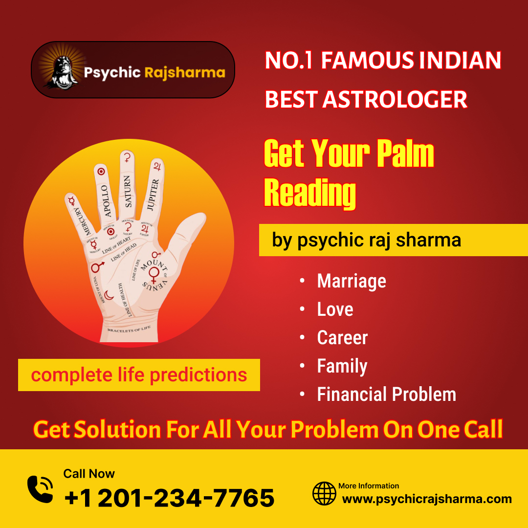 Psychic Raj Sharma provides palm reading services in New Jersey with years of experience and insightful readings that reveal your life's direction, potential, and challenges. 
🌐psychicrajsharma.com  
#pyschicrajsharma #newjersey #connecticut #palmreading #fortunetelling