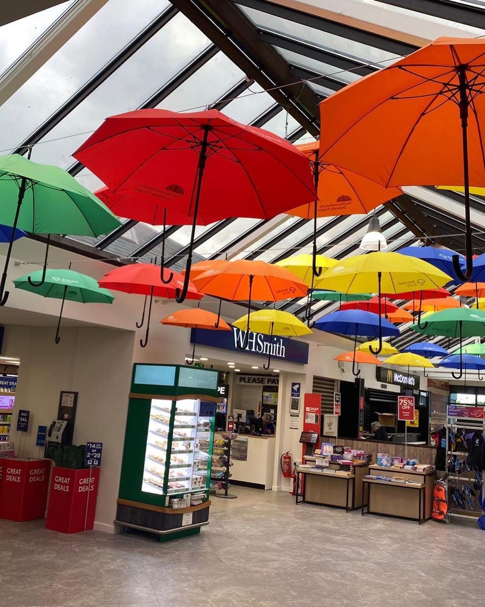Roadchef's tweet photo. Raindrops keep falling ☔️🌧️ it might be grey outside, but check out the colourful new addition we’ve made to Roadchef Sedgemoor with our friends at @ADHDFoundation.

Check it out here: https://t.co/9dAaWnouTj #ThursdayThought #Summer #adhdfoundation https://t.co/Kk5SGAFzkL