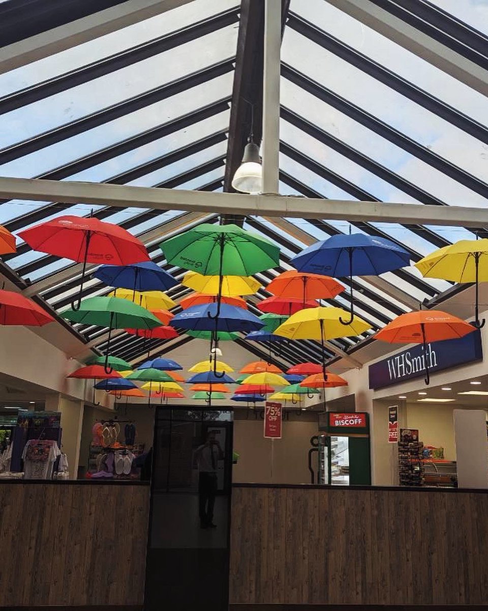 Roadchef's tweet photo. Raindrops keep falling ☔️🌧️ it might be grey outside, but check out the colourful new addition we’ve made to Roadchef Sedgemoor with our friends at @ADHDFoundation.

Check it out here: https://t.co/9dAaWnouTj #ThursdayThought #Summer #adhdfoundation https://t.co/Kk5SGAFzkL