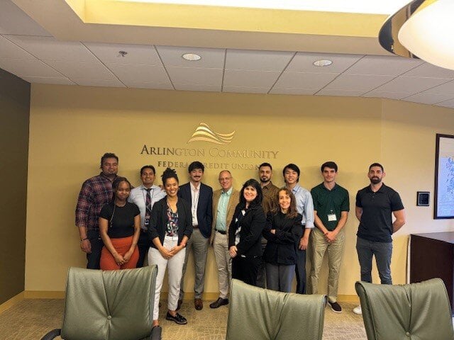 We are grateful for our ongoing partnership with the #Arlington Community Federal Credit Union (ACFCU)! Our Arlington Talent Program cohort enjoyed learning about tech careers in the financial industry, cybersecurity best practices, and recommended certification.