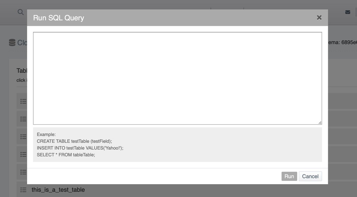 A couple of changes in our Cloud Database client. #sapi #simpleapi #cloud #database #sql #client