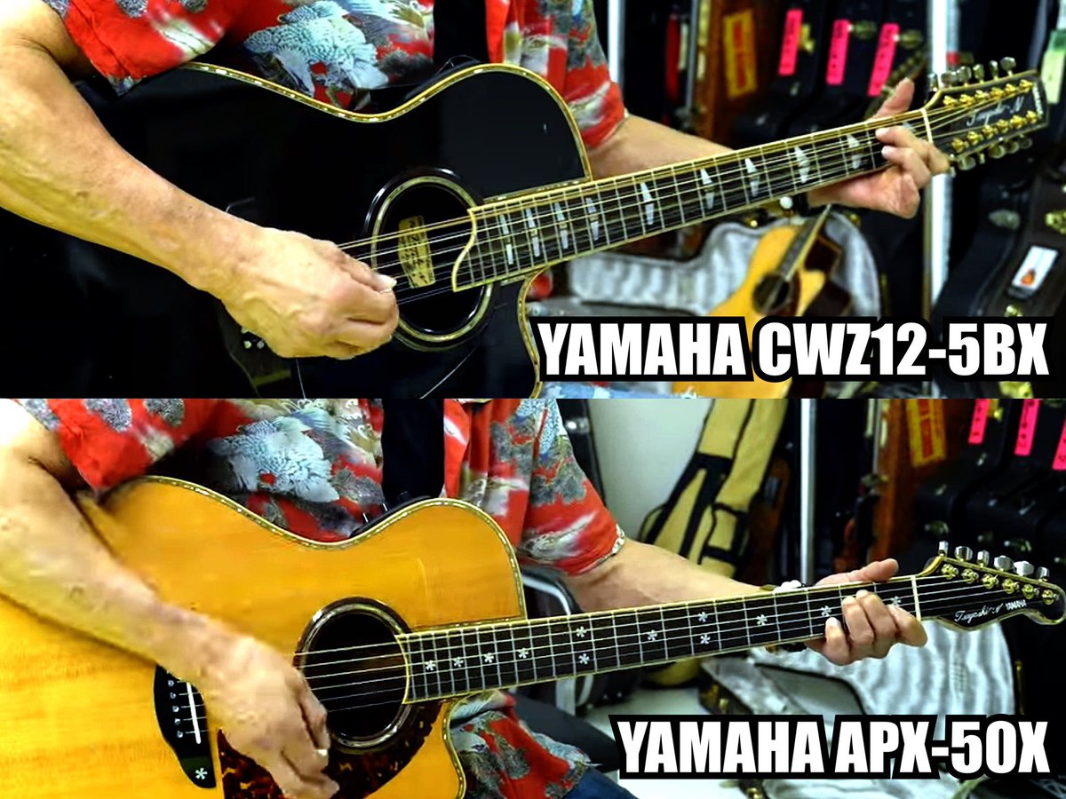 激レア長渕剛本人使用 長渕剛のyoutube now now now!にレアなギターが登場！ ①YAMAHA CWZ12