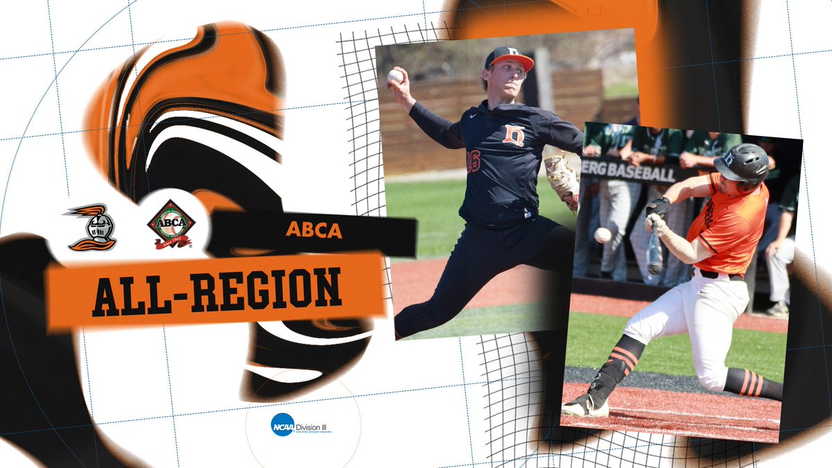 Congrats to Adam McVicker &amp; Jackson Powers, both honored as <a href="/ABCA1945/">ABCA</a> All-Region players in '24.  McVicker led <a href="/BergBaseball/">Heidelberg Baseball</a> at .359 w/ 40 RBI &amp; a <a href="/OHAthleticConf/">Ohio Athletic Conference</a> leading 5 OF assists.  Powers ended 7-2 w/ 2 CG shutouts, running the staff w/ 68 IP in 11 starts.  Well deserved!